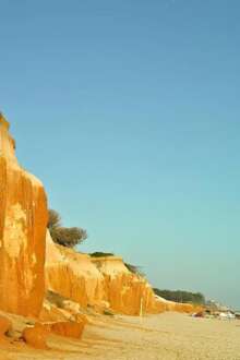 Praia Forte Novo em Quarteira.